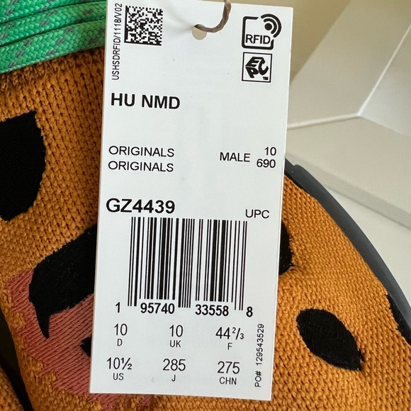 Pharrell Williams Adidas Sneakers Animal Print Hu Nmd - Picture 7 of 7